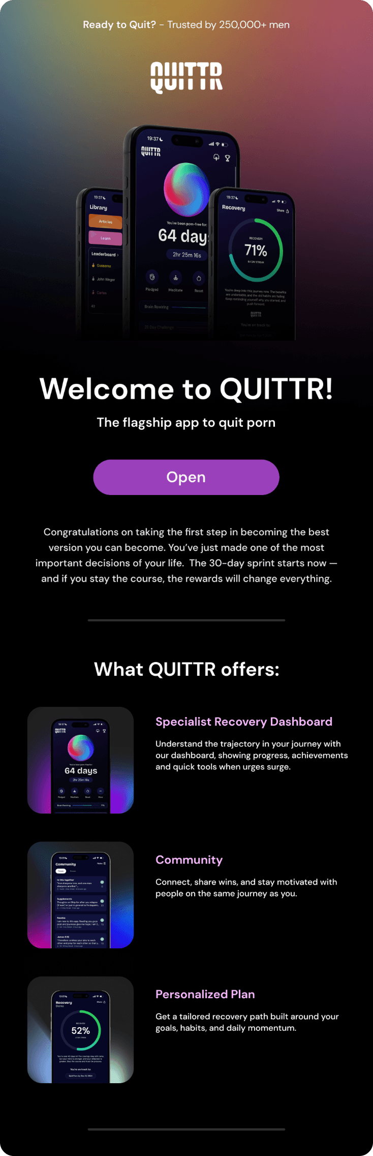 Quitter